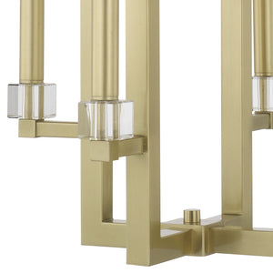 Dixon 4 Light Polished Nickel Chandelier