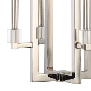 Dixon 4 Light Polished Nickel Chandelier