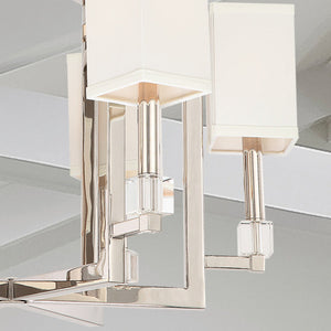 Dixon 6 Light Antique Gold Chandelier