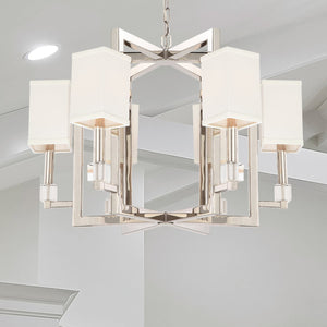 Dixon 6 Light Antique Gold Chandelier