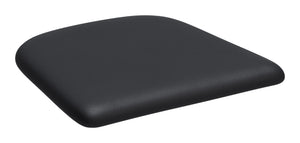 Elio Leather Seat Cushion Black