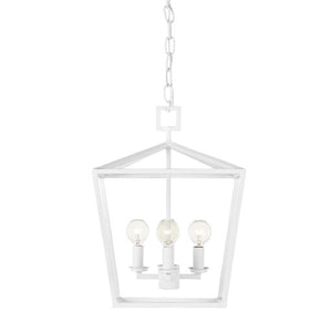 Denison White Small Chandelier