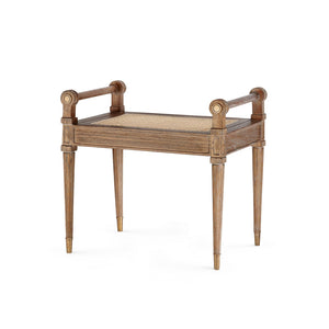 Driftwood Cape Lilac Mahogany Bench | Paris Collection | Villa & House