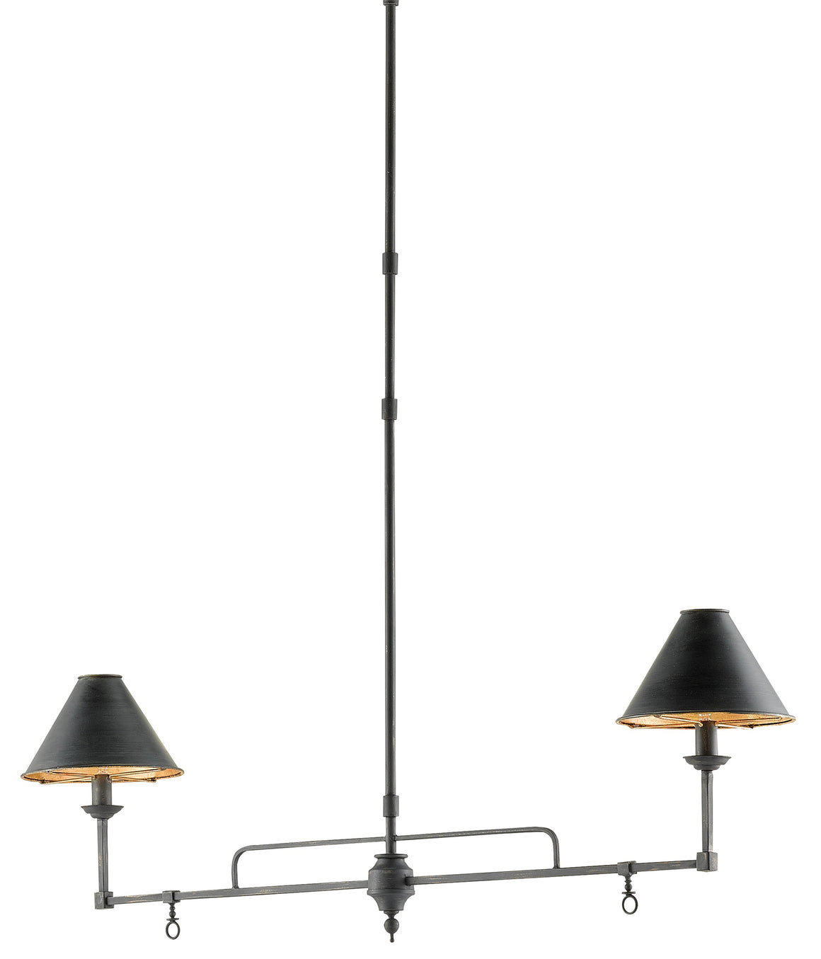 Currey and Company Prosperity Rectangular Chandelier