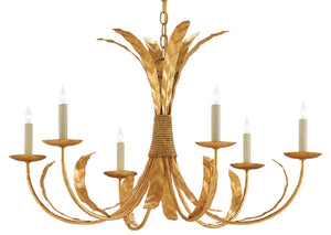 Currey and Company Bette Gold Chandelier