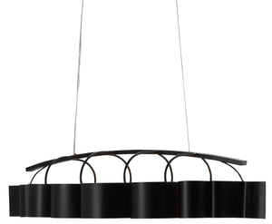Currey and Company Marchfield Rectangular Chandelier