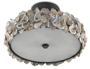 Currey and Company Oyster Semi-Flush