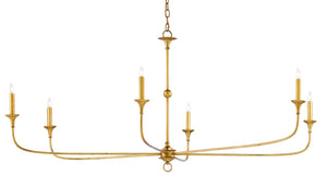 Currey and Company Nottaway Gold Large Chandelier
