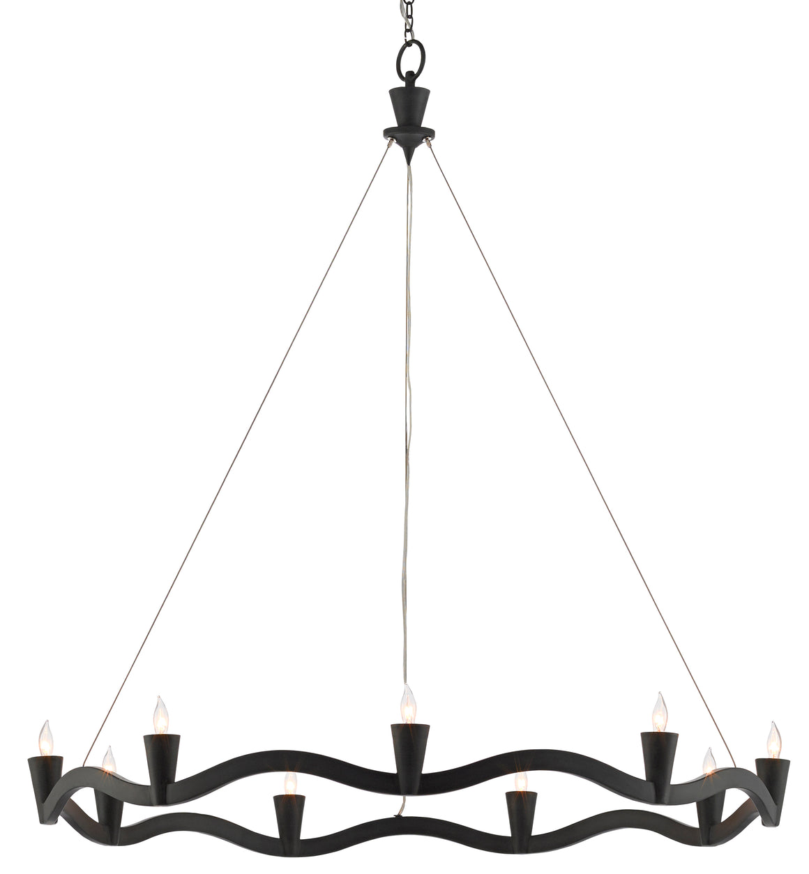 Currey and Company Serpentina Chandelier