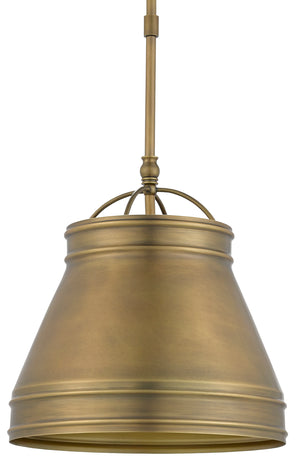 Currey and Company Lumley Brass Pendant