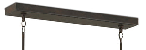 Currey and Company Middleton Bronze Rectangular Chandelier - Bronze Gold