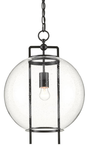 Currey and Company Breakspear Pendant - Antique Black