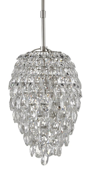 Currey and Company Aisling Pendant - Polished Nickel