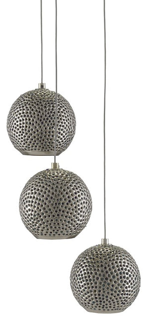 Currey and Company Giro 3-Light Multi-Drop Pendant