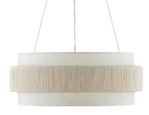 Currey and Company Rousham Chandelier - Beige/Sugar White