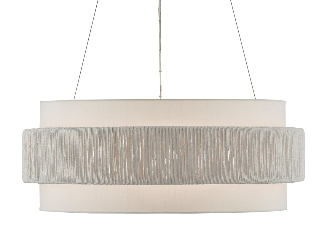 Currey and Company Rousham Chandelier - Beige/Sugar White