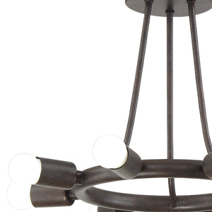 Dakota 8 Light Bronze Ceiling Mount