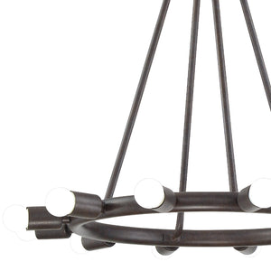 Dakota 12 Light Bronze Chandelier