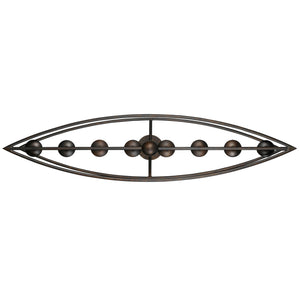 Cameron 8 Light English Bronze Linear Chandelier