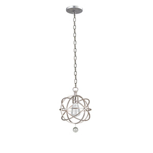 Solaris 1 Light Silver Pendant