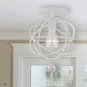 Solaris 1 Light White Pendant