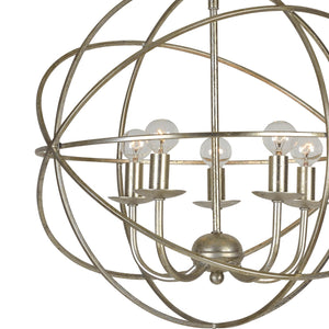 Solaris 5 Light English Bronze Mini Chandelier