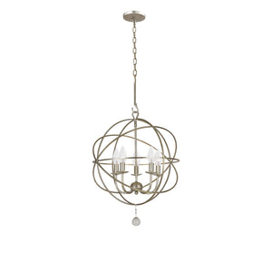 Solaris 5 Light English Bronze Mini Chandelier
