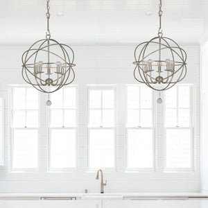 Solaris 5 Light English Bronze Mini Chandelier
