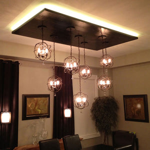 Solaris 3 Light English Bronze Mini Chandelier