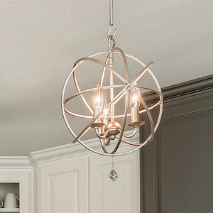 Solaris 3 Light English Bronze Mini Chandelier