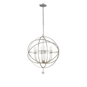 Solaris 6 Light Bronze Sphere Chandelier