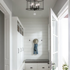 Cameron 4 Light Bronze Semi-Flush