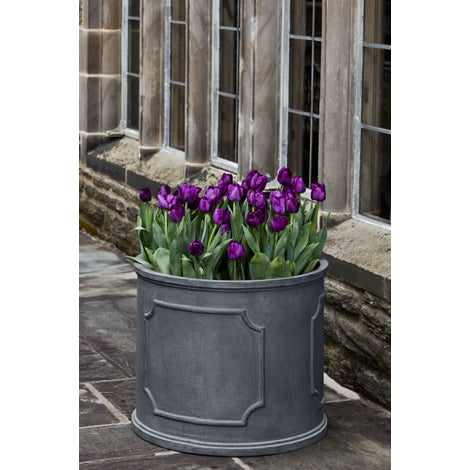 Lead Lite Fiber Clay Round Planter - Available in 5 Sizes