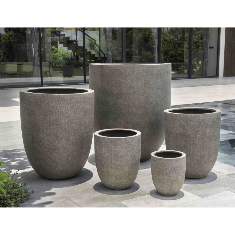 Riverstone Premium Lite Fiber Clay Bullet Planter - Available in 5 Sizes