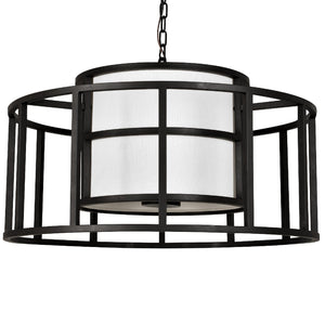 Brian Patrick Flynn for Crystorama Hulton 5 Light Matte Black Chandelier
