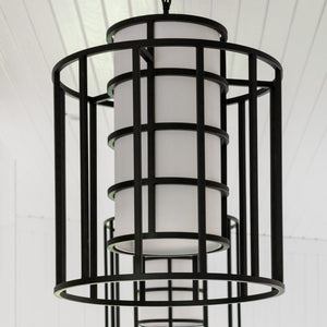 Brian Patrick Flynn for Crystorama Hulton 6 Light Matte Black Chandelier