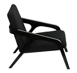 Lamar Chair, Charcoal Black