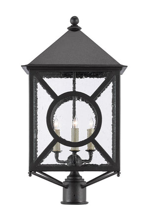 Currey and Company Ripley Large Post Light - Midnight