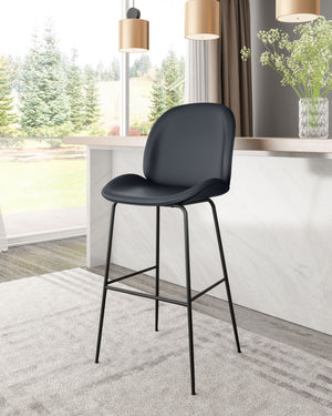 Miles Bar Chair Black