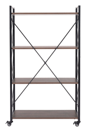 Romania Shelf Walnut & Black