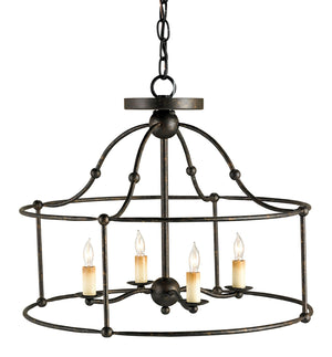 Currey and Company Fitzjames Black Small Lantern