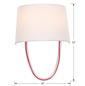 Stella 2 Light Polished Chrome Sconce