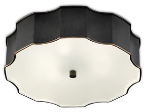 Currey and Company Wexford Bronze Flush Mount