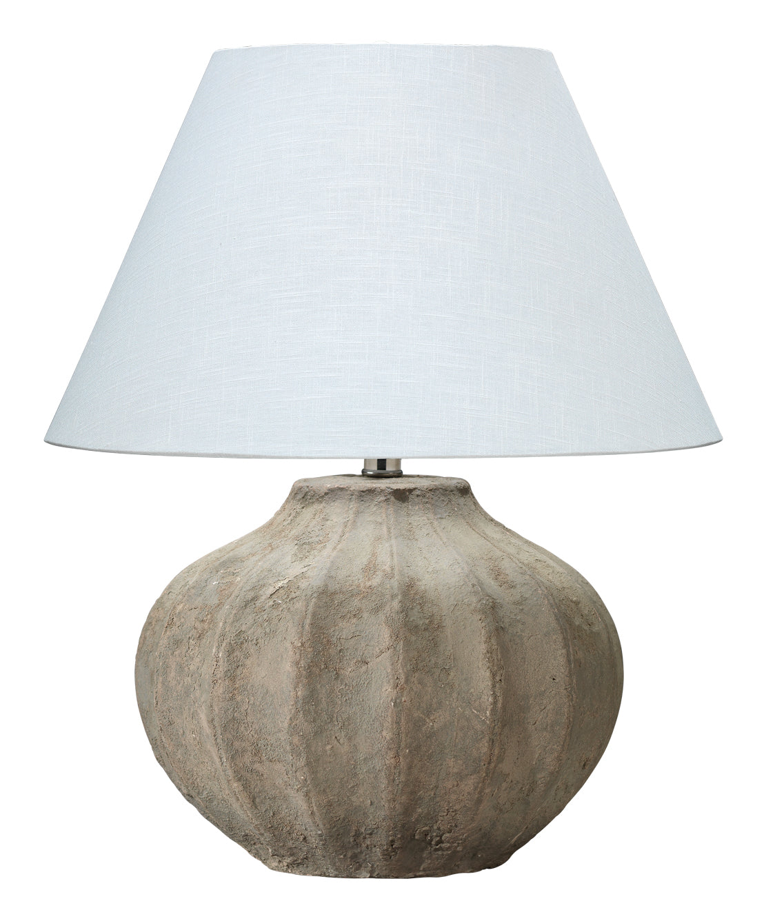 Clamshell Table Lamp in Sand Ceramic
