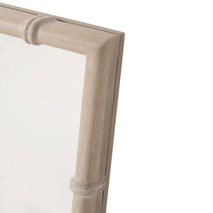 Tessa Cerused Oak Bamboo Mirror