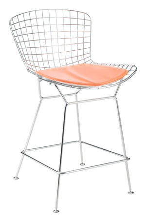 Wire Mesh Cushion- Orange