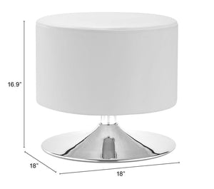 Plump Ottoman White