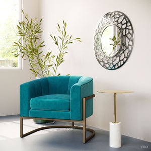 Asa Side Table  - White & Gold