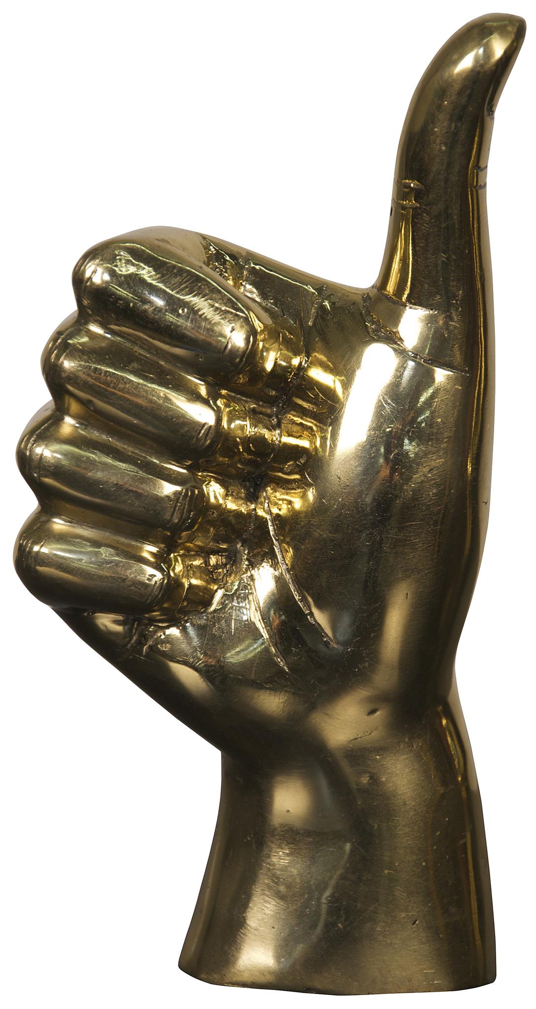 Noir Thumbs Up - Brass