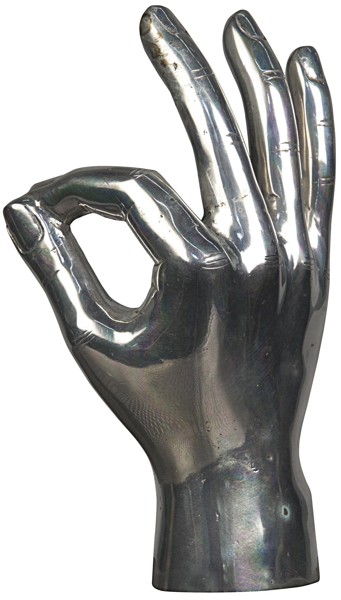 Noir Ok Sign - Silver